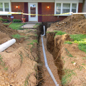 French Drains. With all the recent rain