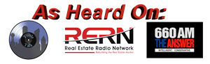 The logo of Real estate radio network 