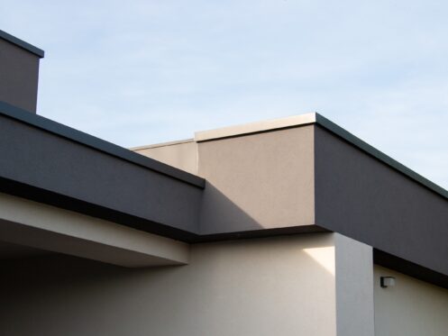 Flat commercial roof